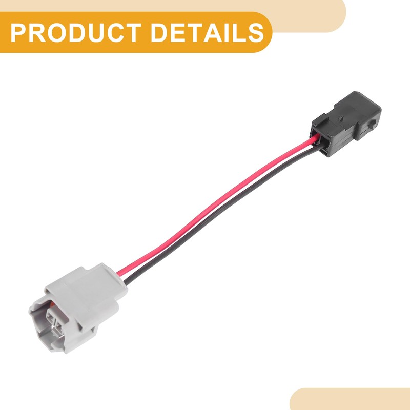 Partuto 1 Pcs Universal Fuel Injector Connector - Metal Plastic