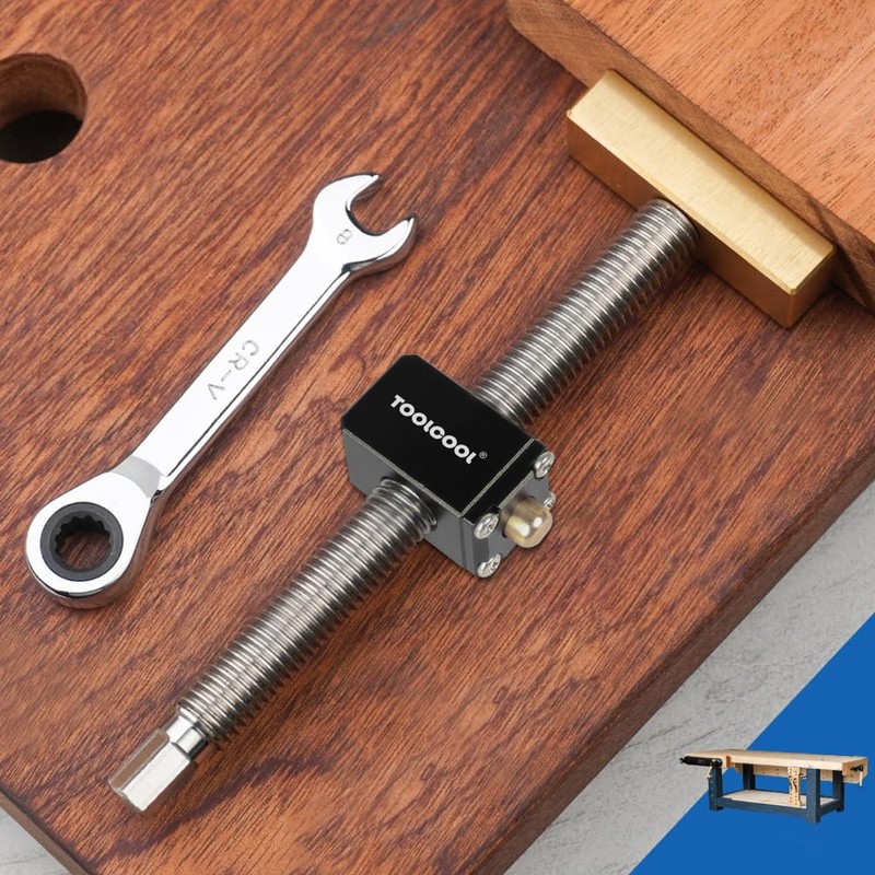 TOOLCOOL Bench Dog Clamp 3/4 Inch Dog Hole Clamps Woodworking