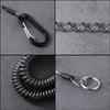 2Pcs Black Heavy Duty Fishing Rod Tether Accessories Ropes Tool,