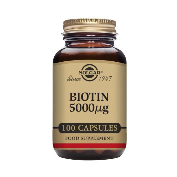 Solgar Biotin 5000mcg Capsules 100