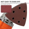 4 Pieces 93mm Triangle Sanding Plate, Fine Sanding Plate, Multitool