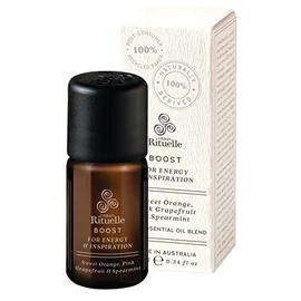 Urban Rituelle Sweet Orange, Pink Grapefruit & Spearmint BOOST Essential Oil Blend 10ml