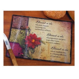 Blessed Is She Cutting Board