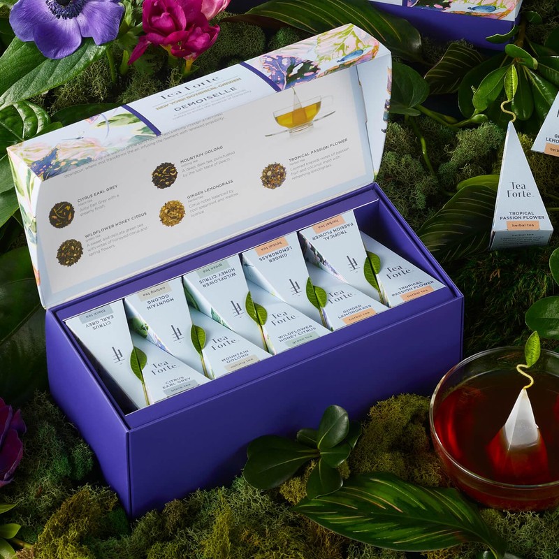 Tea Forte Assorted Black Tea Presentation Box Tea Gift Set