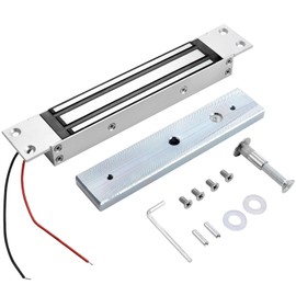 Recessed Magnetic Lock for Access Control, 280KG 600lbs Holding Force Flush Mount Electromagnetic Lock, Fail Safe DC 12V Waterproof for Wood Metal Fire Doors