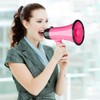 MyMealivos Portable Megaphone Bullhorn 20 Watt Power Megaphone Speaker Voice