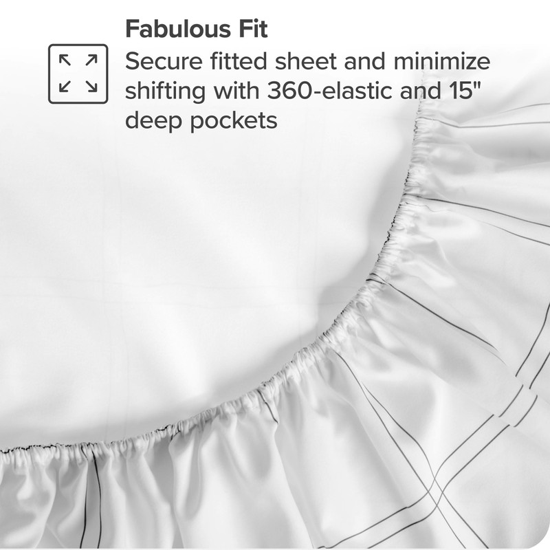 Bare Home Full Sheet Set - Luxury 1800 Ultra-Soft Microfiber