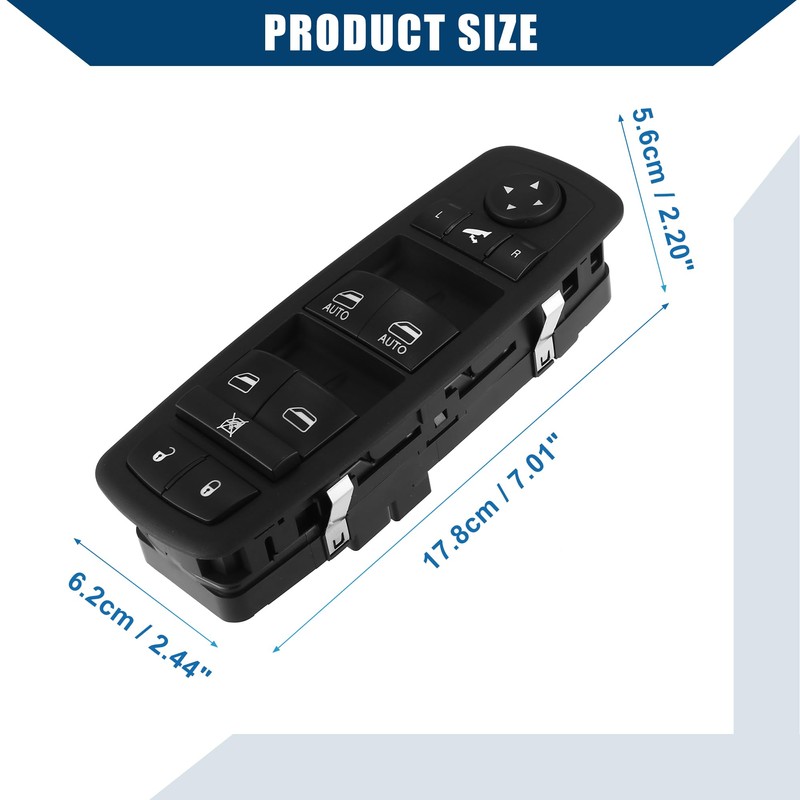 Hihaha No.68110867AA/68110867AB Power Window Switch for Dodge for Ram 1500
