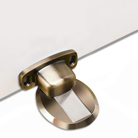 PHOEWON Metal Door Stop Magnetic No Drilling Stainless Steel Door Stop - Floor, Door Holder