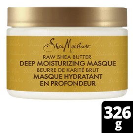 Shea Moisture Deep Moisturizing Hair Mask repairs visible signs of damage Raw Shea Butter paraben-free deep conditioner 326 g