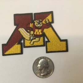 Unbranded Minnesota Golden Gophers Vintage Embroidered Iron On Patch 3”x2”
