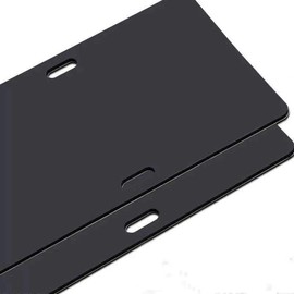 Vaintod New License Plate Shockproof pad Sponge pad Sound Insulation pad Plate Frame License Plate Frame EVA Protection pad Paste 2 Pieces