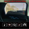 Car Rear Side Window Sunshade-2 Pack,Screen car Camping Trip,Breathable Soft
