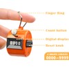 Anlising 8 x Hand Counter, 4-Digit Counter, Mechanical Click Counter,