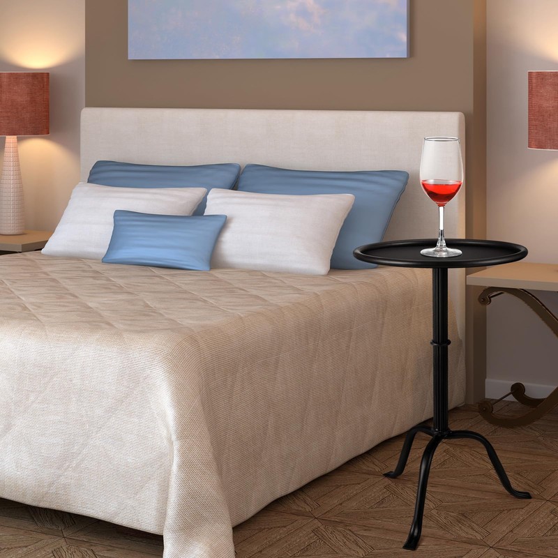 RattanView 1 Pcs Metal Martini Table Pedestal Small Side Table