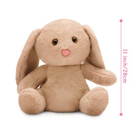 Anxiety Relief Bunny Hugglys Anxiety Bear Breathing Teddy for 1-6 Year Old Boys Girls Calming Bunny Plush with Music Lights & Breathing Breathing Bunny Gifts for Newborn Boys Girls Kids Easter Gifts