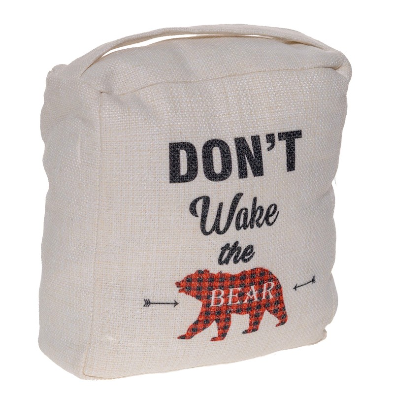 Don't Wake The Bear Door Stop - Cute Animal Door