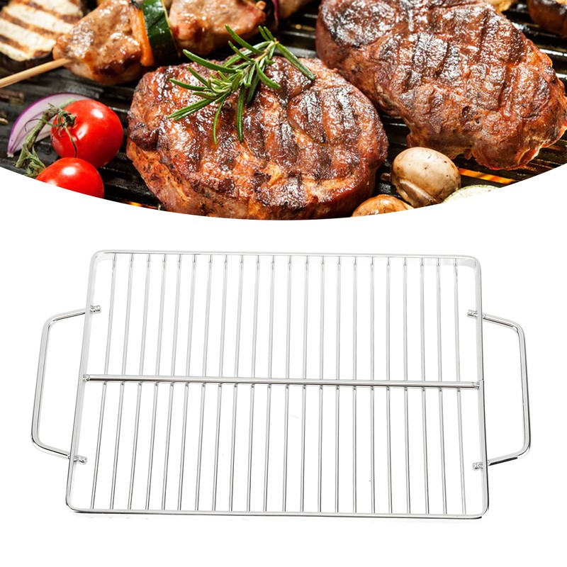 BBQ Grill Grate Stainless Steel Barbecue Wire Mesh Multifunction Cooking