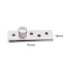 Sydien 2Sets Stainless Steel 270 Degree Door Pivot Hinge (75x18x3mm)