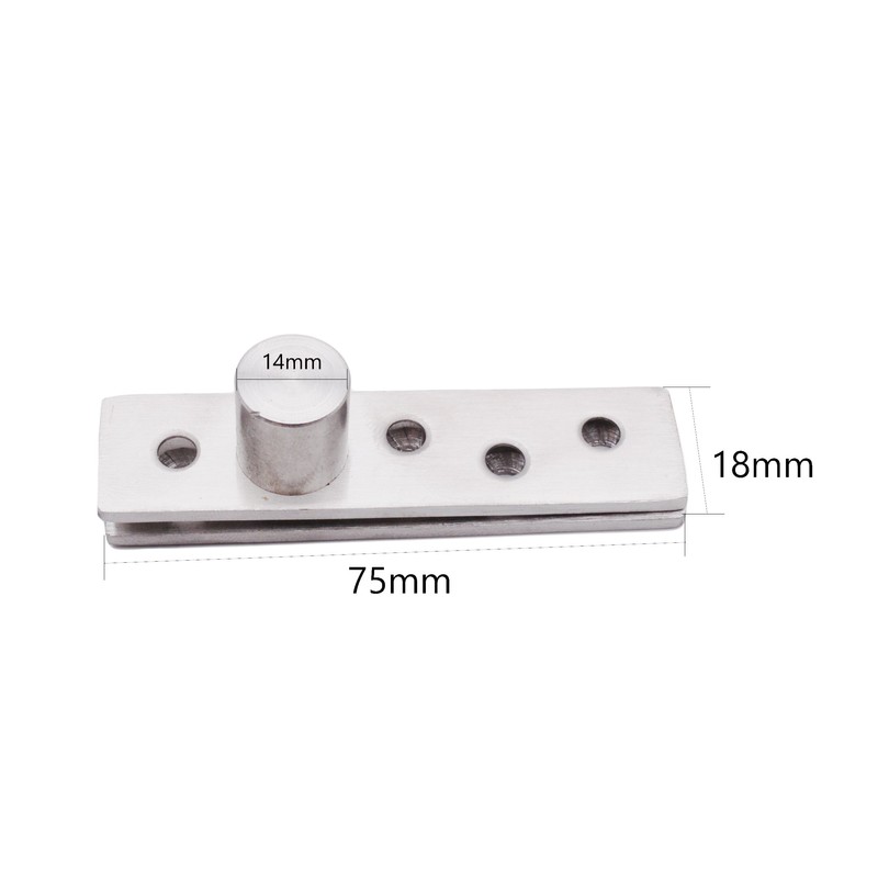 Sydien 2Sets Stainless Steel 270 Degree Door Pivot Hinge (75x18x3mm)