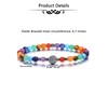 CrystalTears Chakra Crystal Bracelets for Women 6mm Natural 7 Chakra