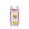 WILSON Emoti-Fun Tennis Dampeners - 2 Pack, Winking Tounge Out/Star