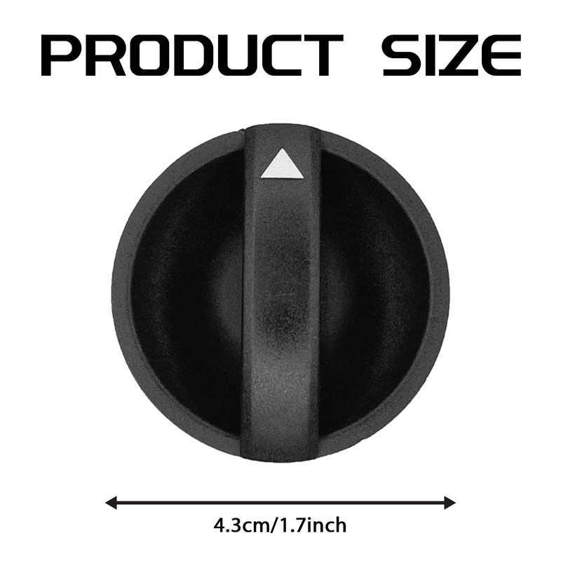 HHZL AC Control Knob Replacement for Tacoma Fan Heater, Blower