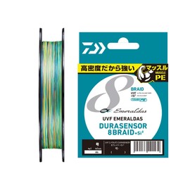 Daiwa PE Line UVF Emeraldas Dura Sensor X8 + Si2, No. 0.5, 164.0 yd (150 m), 3 Colors (with Color Marking)