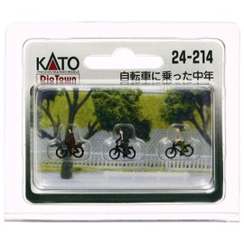 Kato N Gauge middle-age on Bicycle 24 – 214 Diorama Supplies