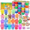 80 Pack Mini Butter Slime Kit, Scented Slime for Girls