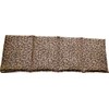 Körnerkissen Bio-Roggen 4-Kammern 50cm x 17cm terracotta/braun