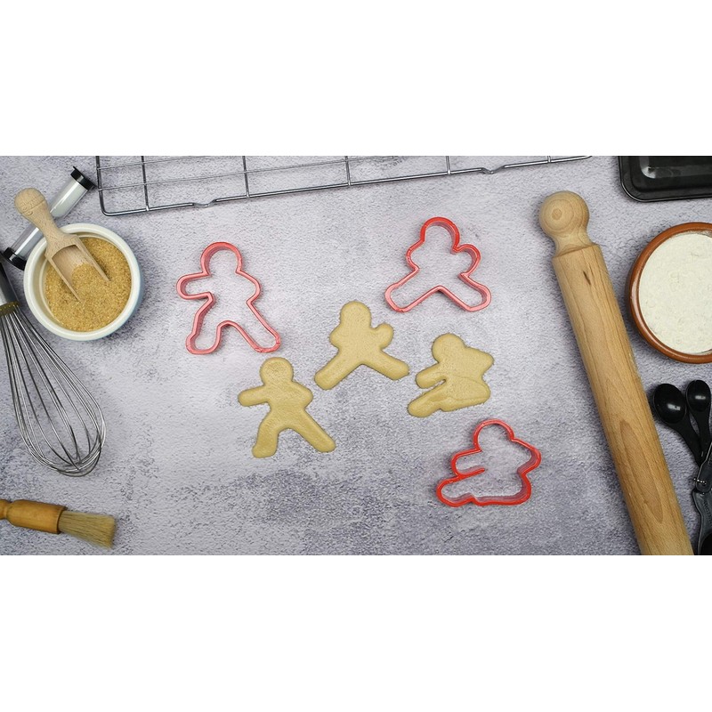 Goggly Ninjabread Men Cookie Cutters - Kung Fu Gingerbread 3