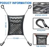 NoBrand 3-Layer Car Mesh Organizer, Seat Back Net Bag, Barrier