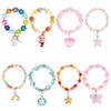Hifot Kids Bracelet Set 8 Style, Little Girl Unicorn Mermaid
