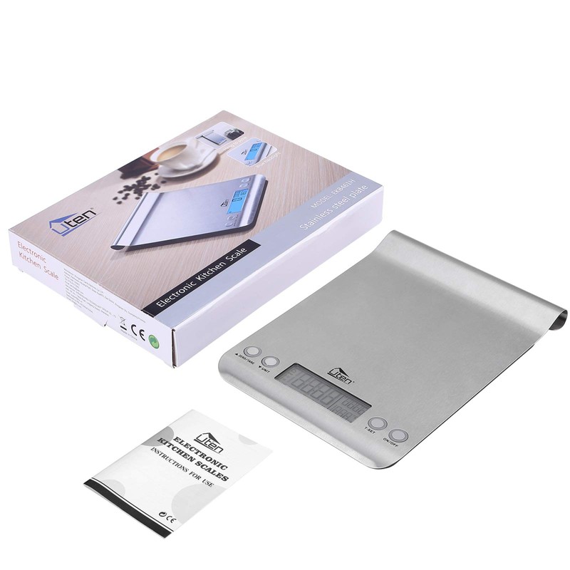 Digital Kitchen Scale Ultra Slim Multifunction Stainless Steel Hook Design