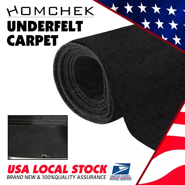 Homchek 32Sqft Cut-pile Boat Car Carpet Upholstery Trunk Liner Lining