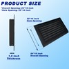 24"*16" Gable Vent,Aluminum Alloy Wall Vent Shed Vents,with Removable Strainer