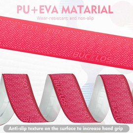 BUCKLOS Cinta de Manubrio de Bicicleta para Bicicleta de Carretera, Cinta de Barra Acolchada de EVA de 3mm de Grosor para Bicicleta, Envoltorio de Agarre de Manubrio de PU para Bicicleta de Grava y