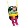 Gorilla Playsets 04-0032-G High Back Plastic Infant Swing with Yellow