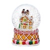 Christmas Snow Globe with Colourful Base 80mm Christmas Waterball (Gingerbread