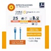 J.H. Company Cable Ethernet Lan Red 25 Metros