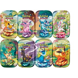 Pokemon Pokemon TCG Scarlet & Violet 8.5 Prismatic Evolutions Mini Tin, Assorted