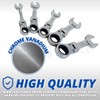 Dunnet Tools Flexi Ratchet Wrench Stubby Metric 5 Pieces Automotive