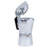 6 Cup Espresso Coffee Maker – Durable Aluminum, Fast Brewing,