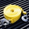NEIKO 51008A Heavy Duty Tow Strap with Hooks, 2” x