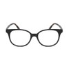 Calabria L 15576 Round Eyeglasses Frame Black Crystal Tortoise Havana