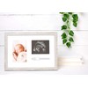Kate & Milo Rustic Bracelet ID and Sonogram Frame, Rustic