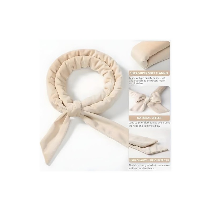 Rizadores sin calor para dormir, set de rizos sin calor,