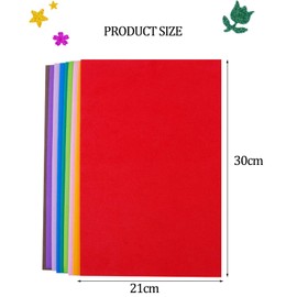 30 Pack of EVA Foam 2mm Craft Sheets Multi Coloured A4 Size Sheets Craft Supplies