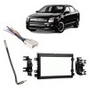 Compatible with Ford Fusion 2006 2007 2008 2009 Double DIN Stereo Harness Radio Install Dash Kit Package